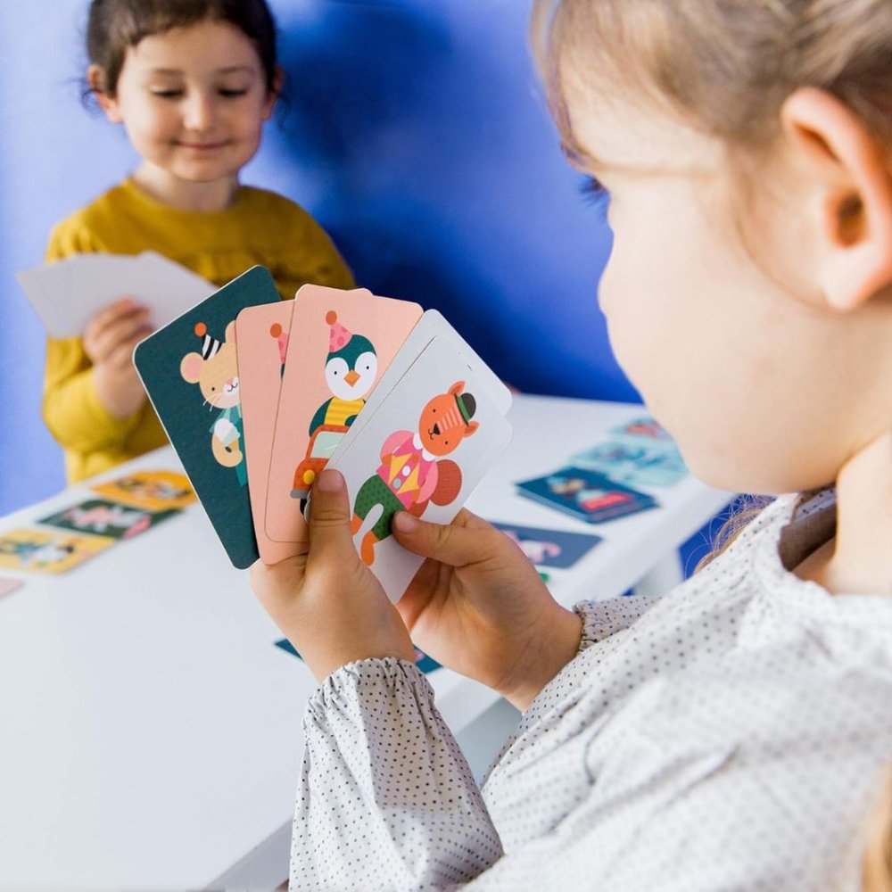 Petit Collage -  Animal Kingdom Card Game in Tin